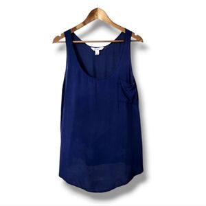 Old Navy Lightweight Navy Tank Top w/Pocket | XL